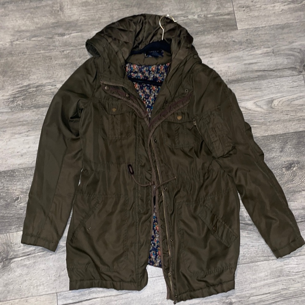 Forever 21 utility trench jacket